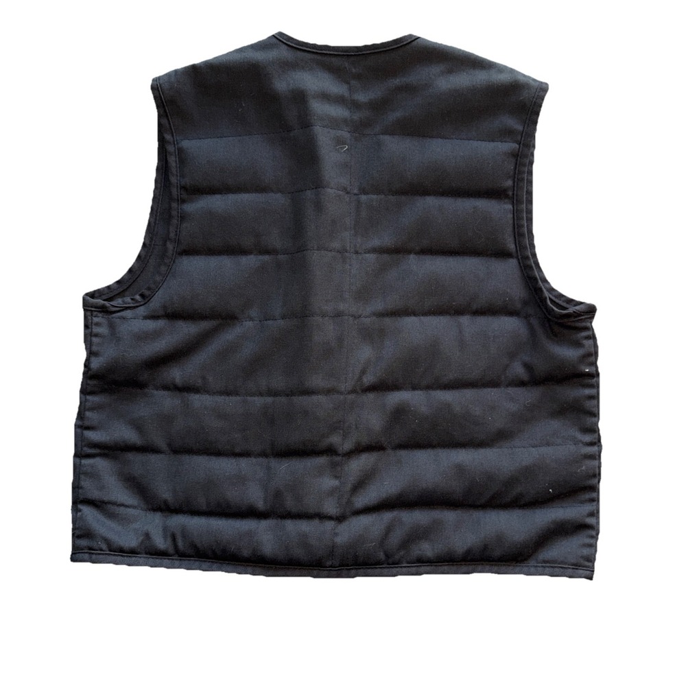 Party Animal Cool Cooling Vest Adult Men's Size Medium Black Biker Eagle Flag - Picture 7 of 9